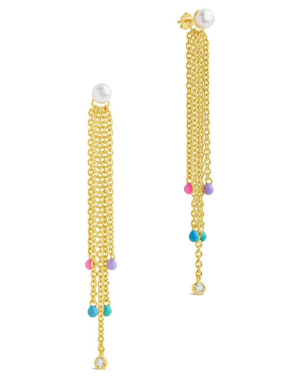 Delmare Dangle Earrings Earring Sterling Forever Gold