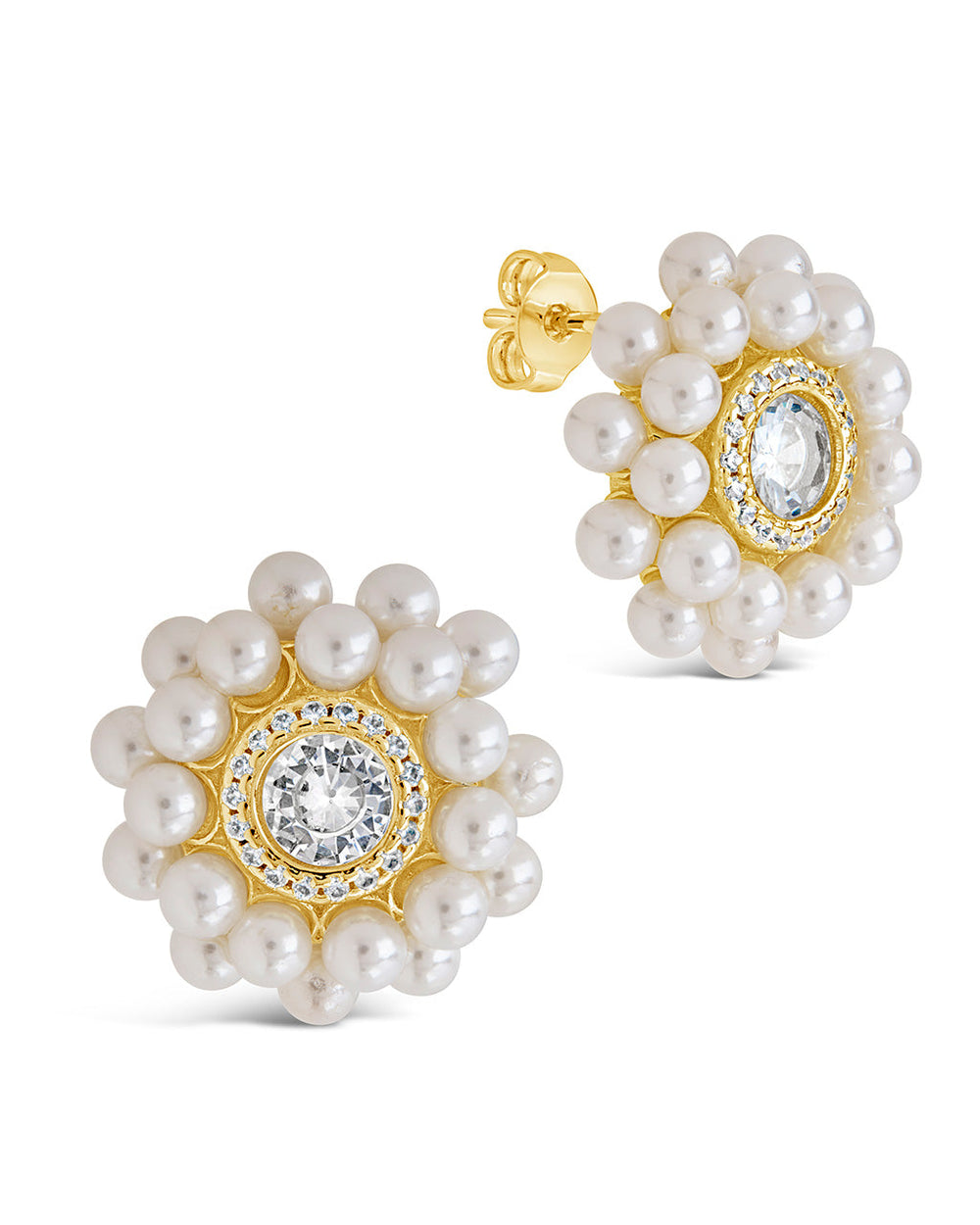 Betty Studs Earring Sterling Forever Gold