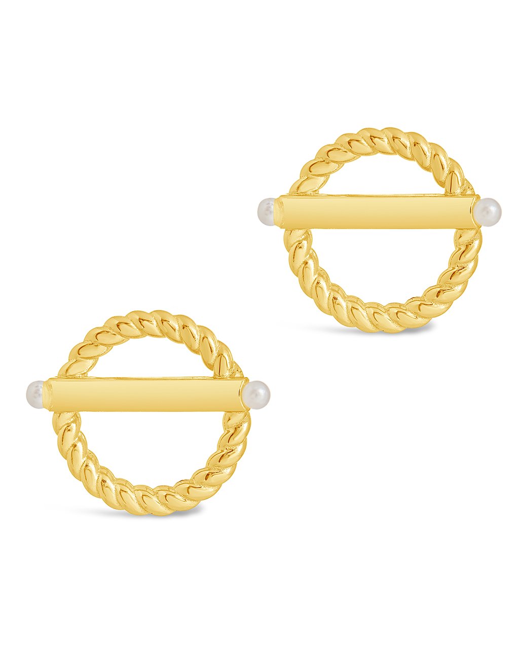Victoria Studs Earring Sterling Forever Gold