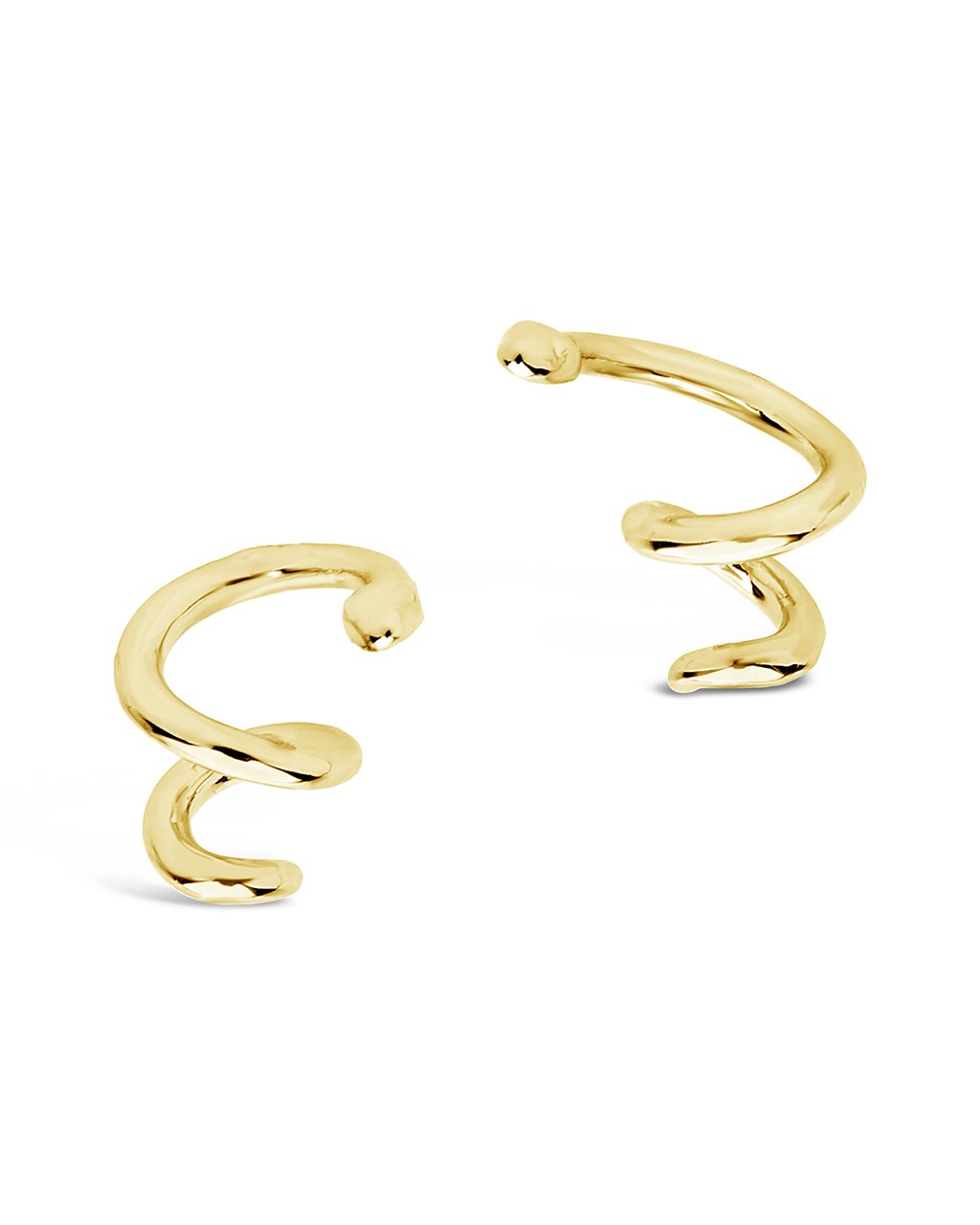 Spiral Snake Studs - Sterling Forever