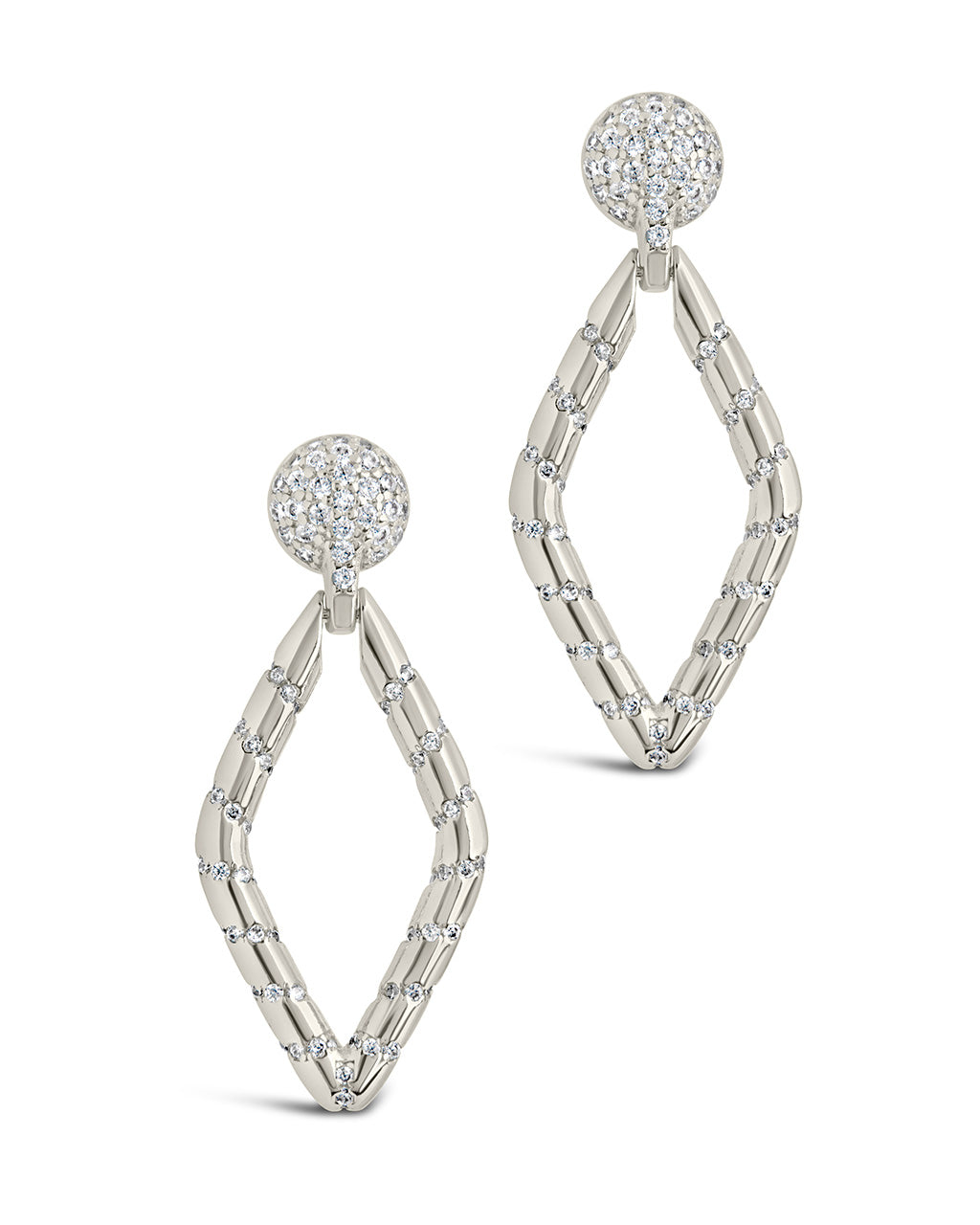 Gisele Drop Studs Earring Sterling Forever 