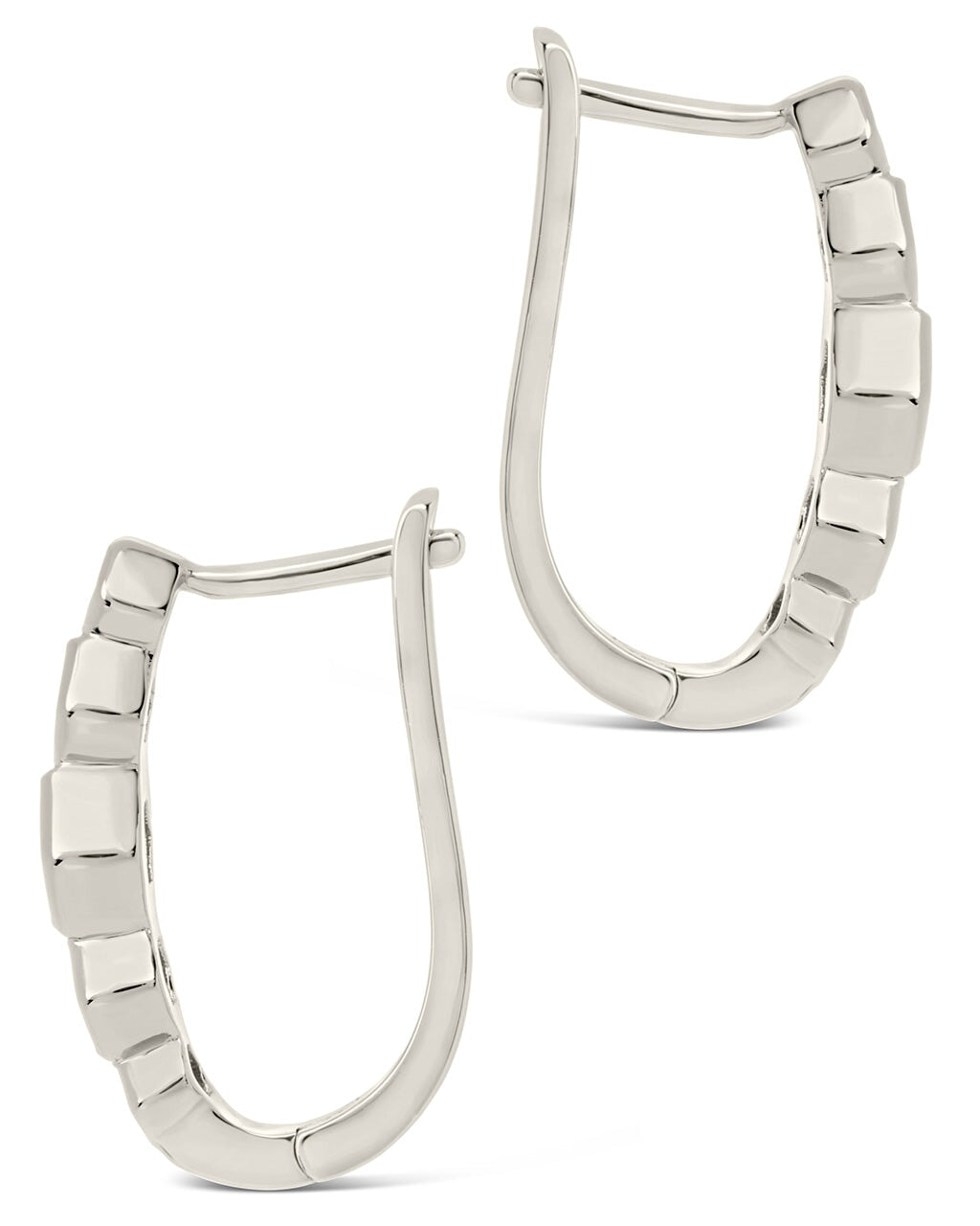 Gia Latch Hoop Earring Sterling Forever