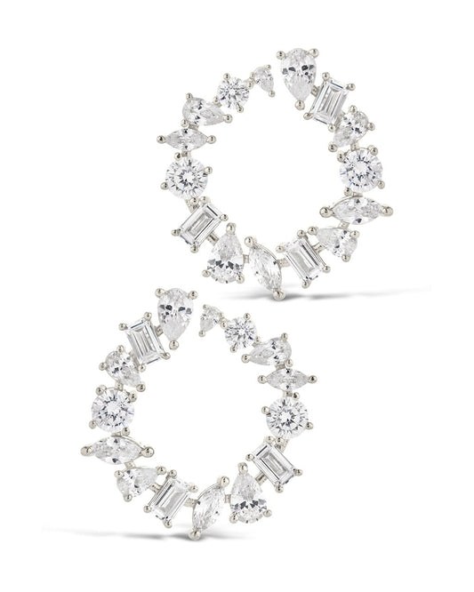 Shania Statement Studs Earring Sterling Forever Silver