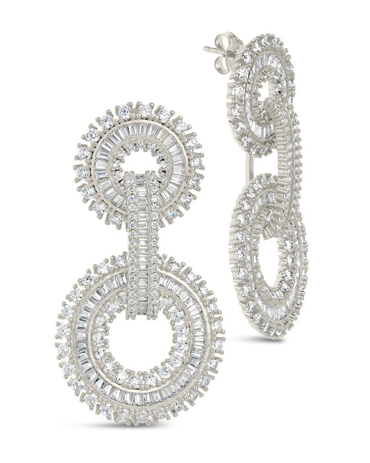 Reese Drop Studs Earring Sterling Forever Silver