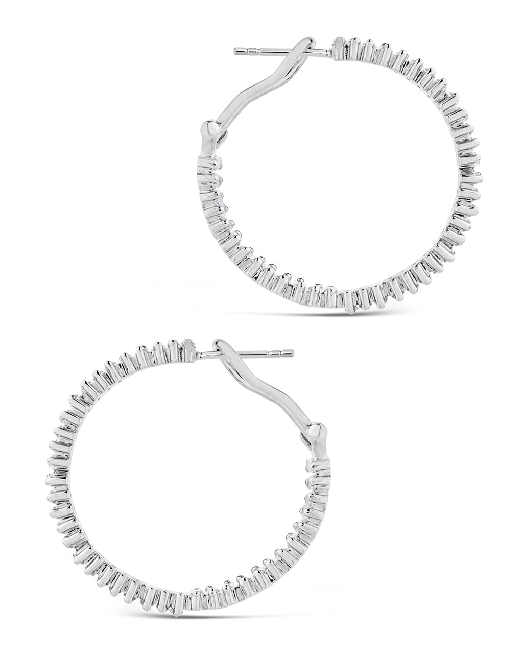 Mischa Statement Hoops Earring Sterling Forever