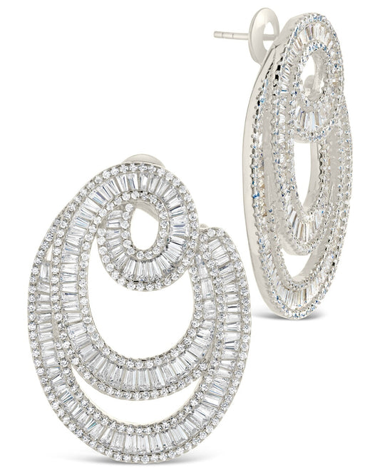 Arie Statement Studs Earring Sterling Forever Silver