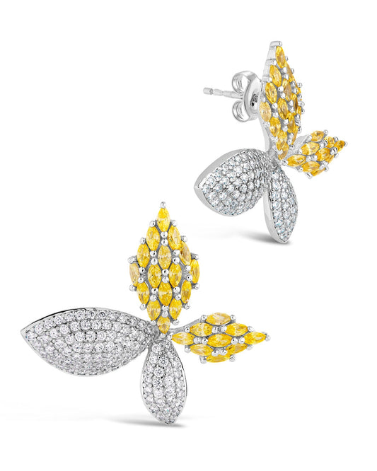 Heidi Statement Studs Earring Sterling Forever Silver