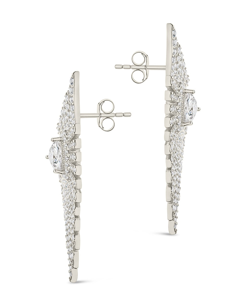 Rosanne Statement Studs Earring Sterling Forever