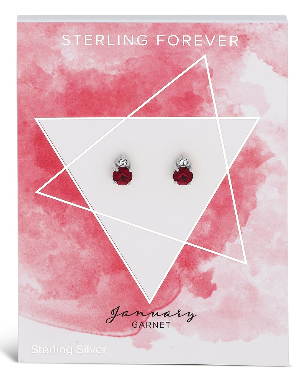 Sterling Silver Birthstone Studs Earring Sterling Forever
