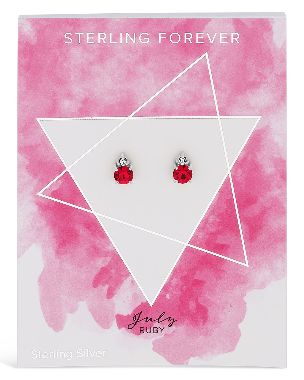 Sterling Silver Birthstone Studs Earring Sterling Forever