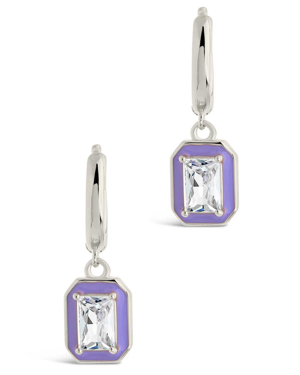 Millie Charm Hoops Earring Sterling Forever