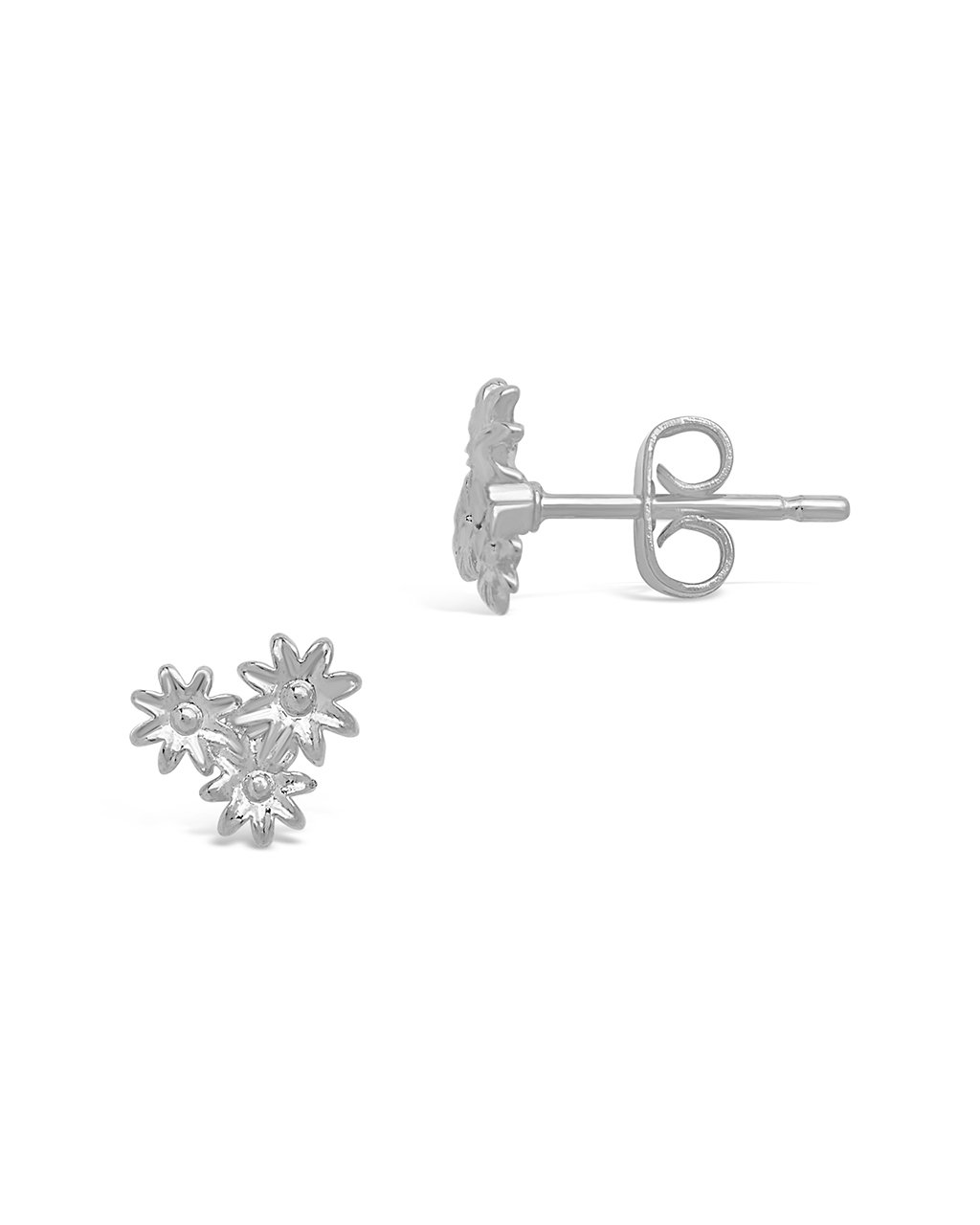 Multi Flower Stud Earrings - Sterling Forever