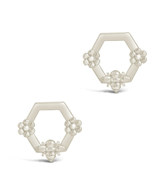 Melina Studs Earring Sterling Forever Silver