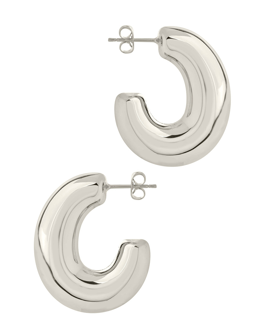 Avril Hoops Earring Sterling Forever