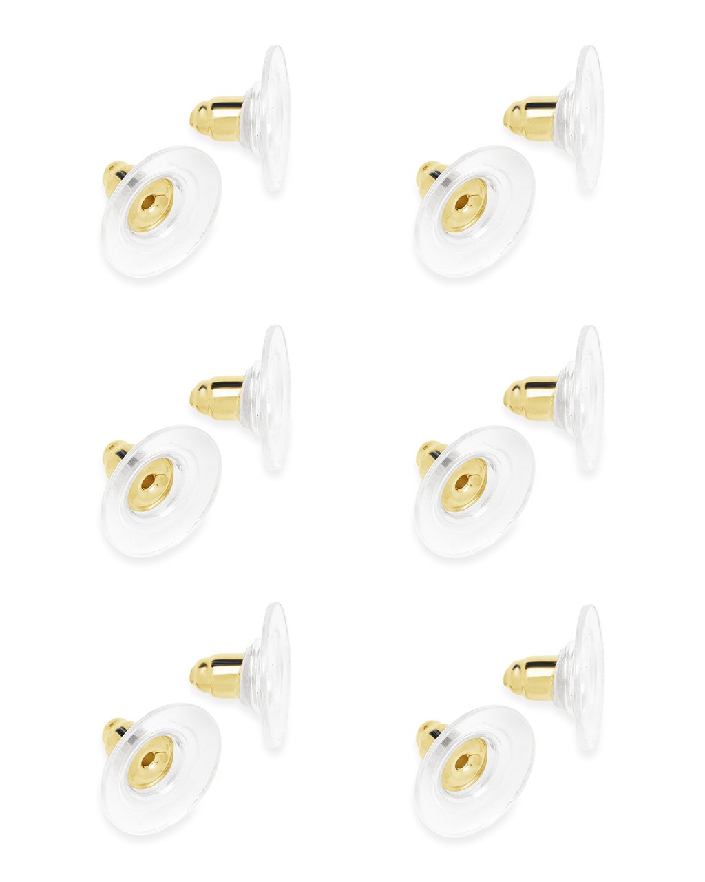 Wholesale Brass Bullet Clutch Earring Backs 