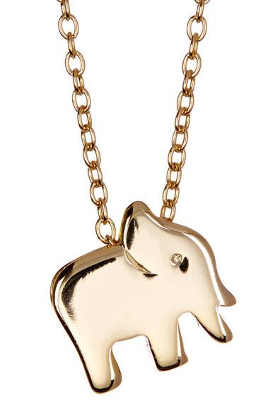 Elephant Charm Necklace - Sterling Forever
