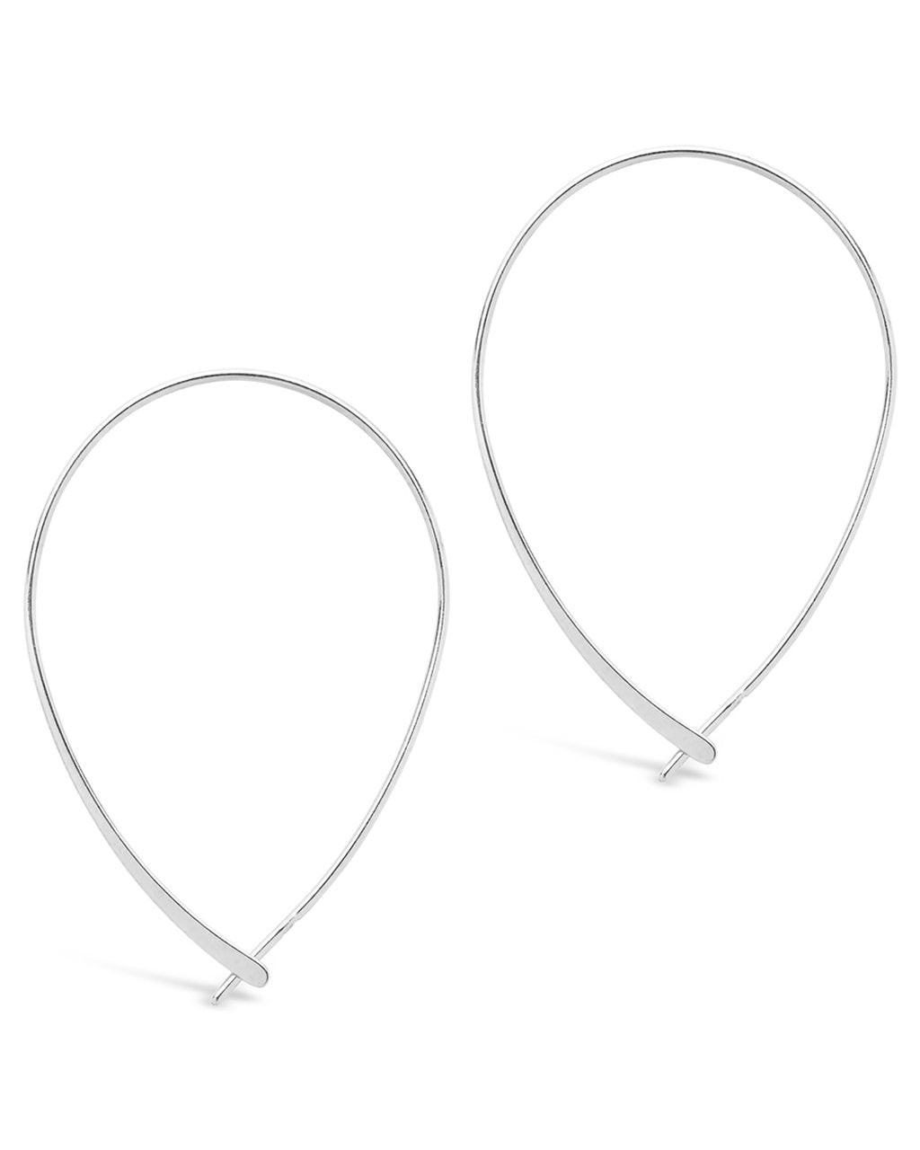 Delicate Threader Hoop Earrings - Sterling Forever