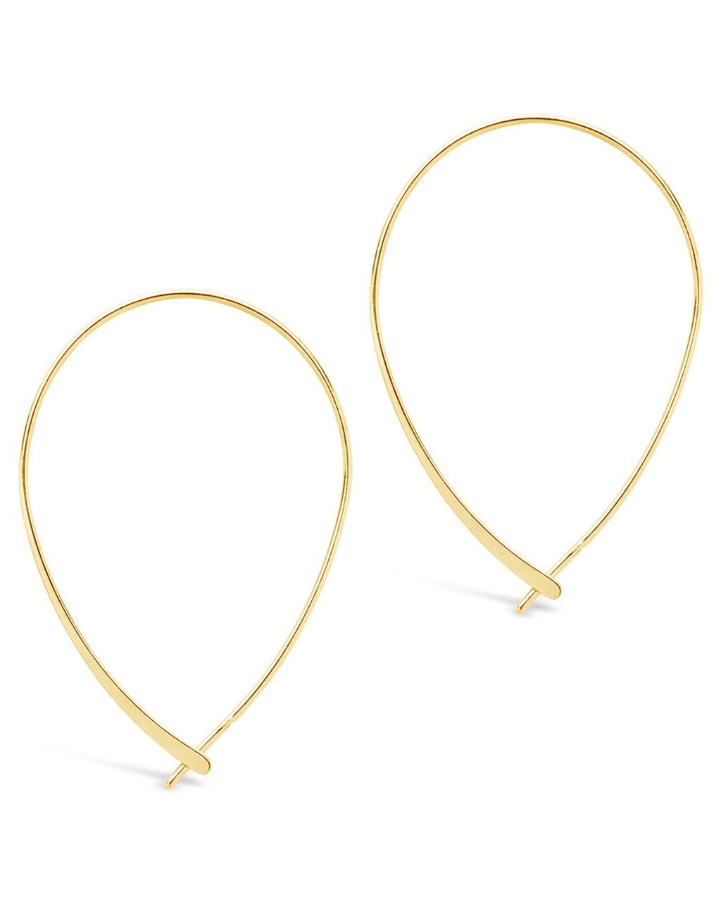 Delicate Threader Hoop Earrings - Sterling Forever