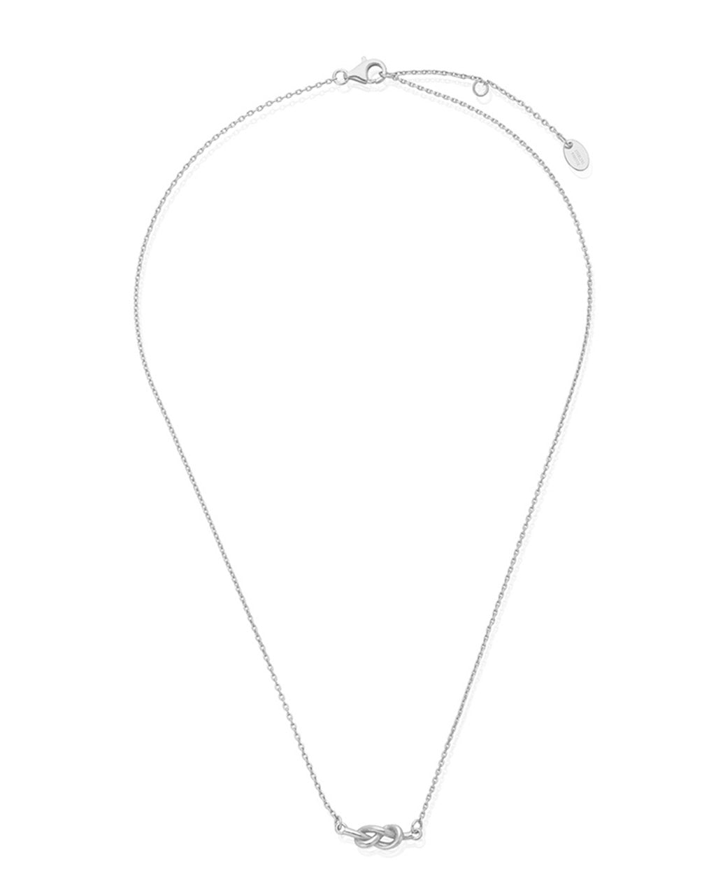 Sterling Silver Infinity Love Knot Necklace - Sterling Forever