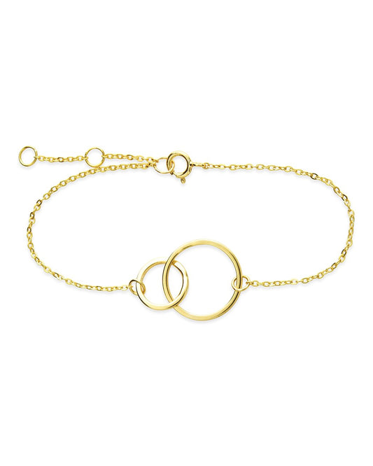Sterling Silver Interlocking Circle Bracelet - Sterling Forever