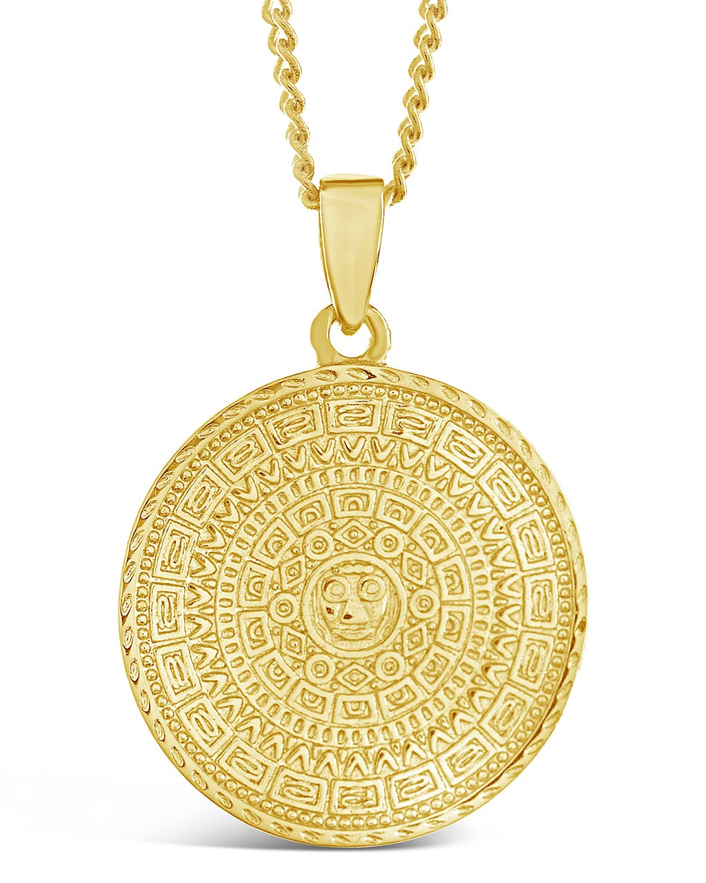 Gold Medallion Necklace - Sterling Forever