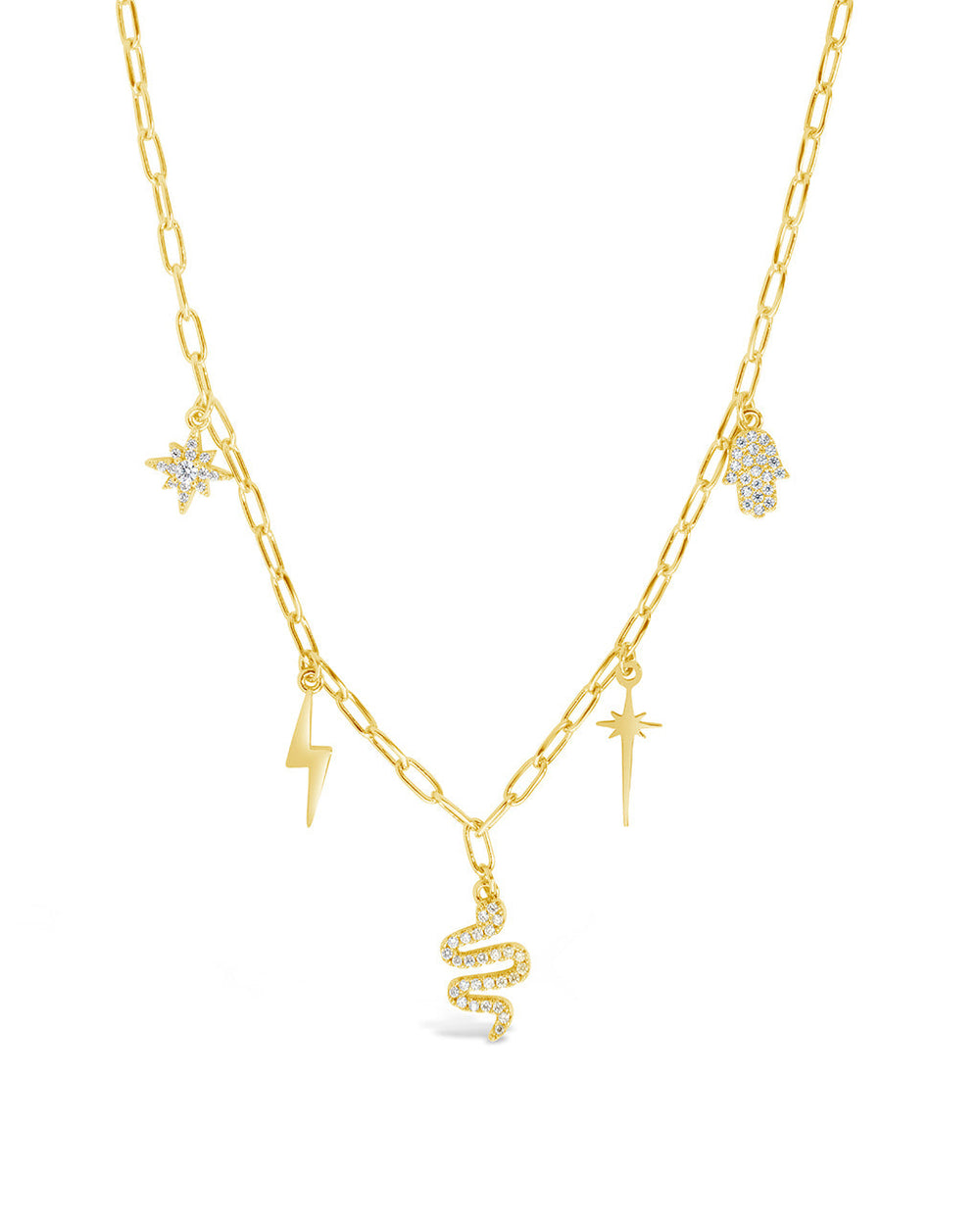 Juno Charm Necklace Necklace Sterling Forever Gold 