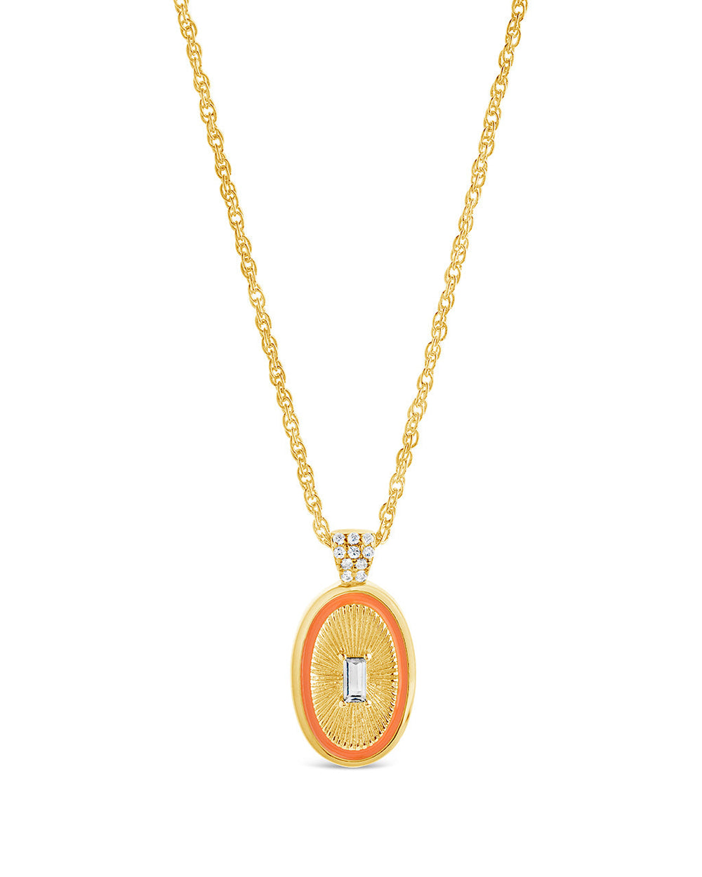 Sanaa Pendant Necklace Sterling Forever Gold