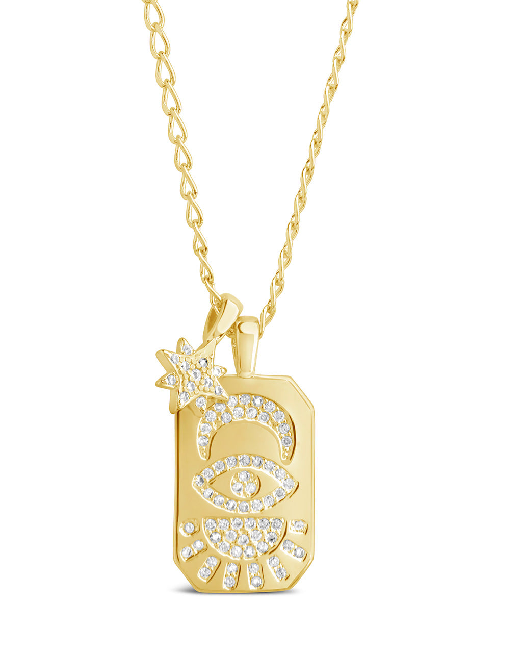Galexi Pendant Necklace Sterling Forever Gold
