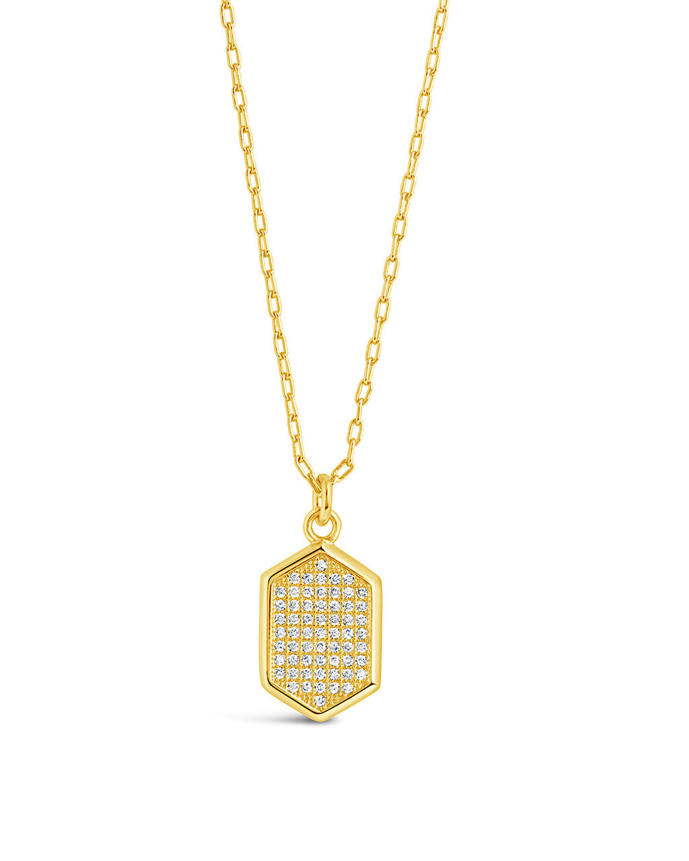 Verity Pendant Necklace Sterling Forever Gold