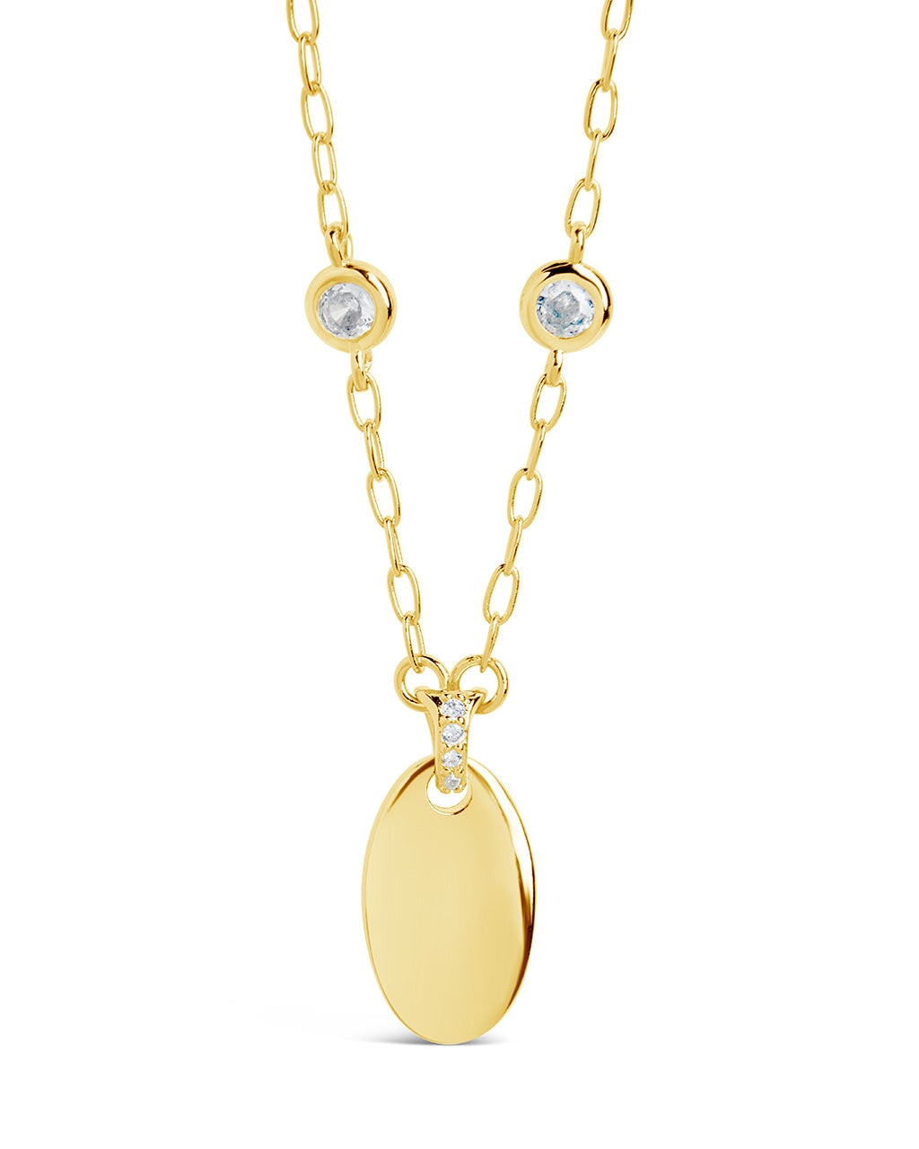 Leota Pendant Necklace Sterling Forever Gold