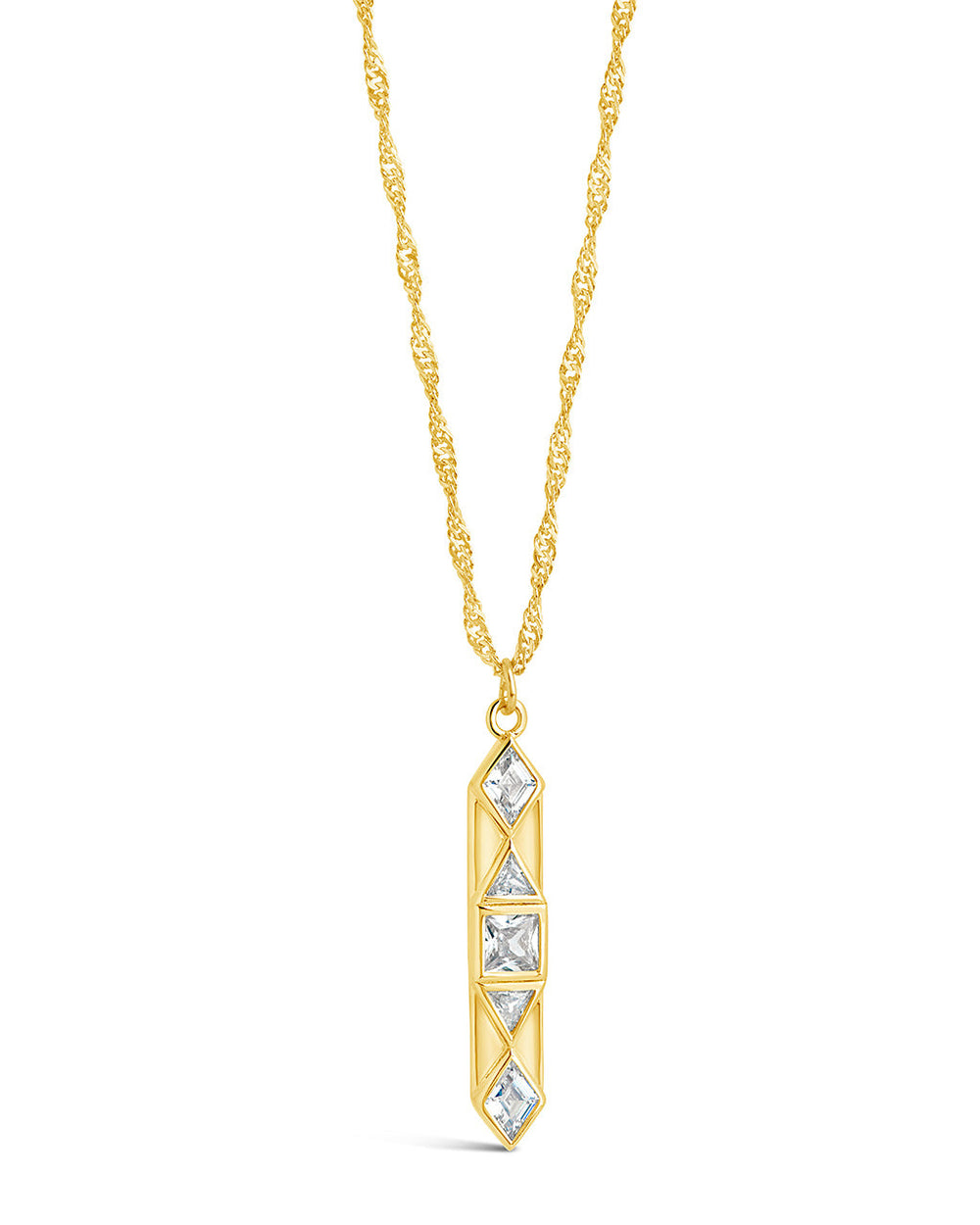 Romilly Pendant Necklace Sterling Forever Gold