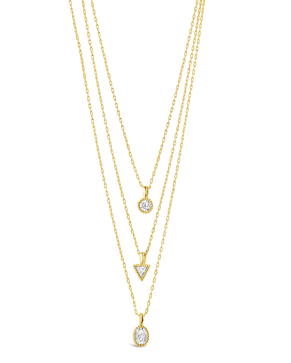 Julie Layered Necklace Necklace Sterling Forever Gold