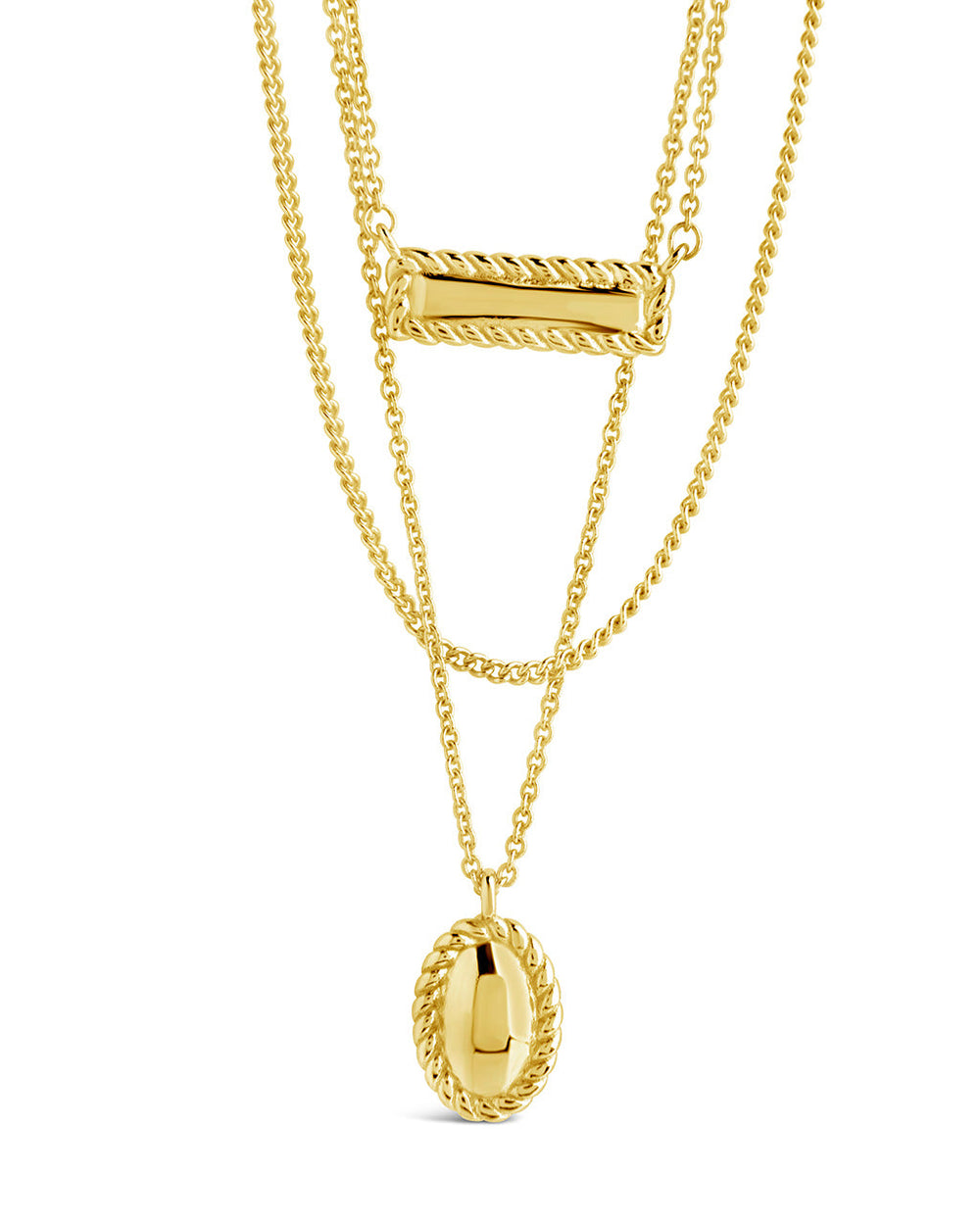 Hartley Layered Necklace Necklace Sterling Forever Gold