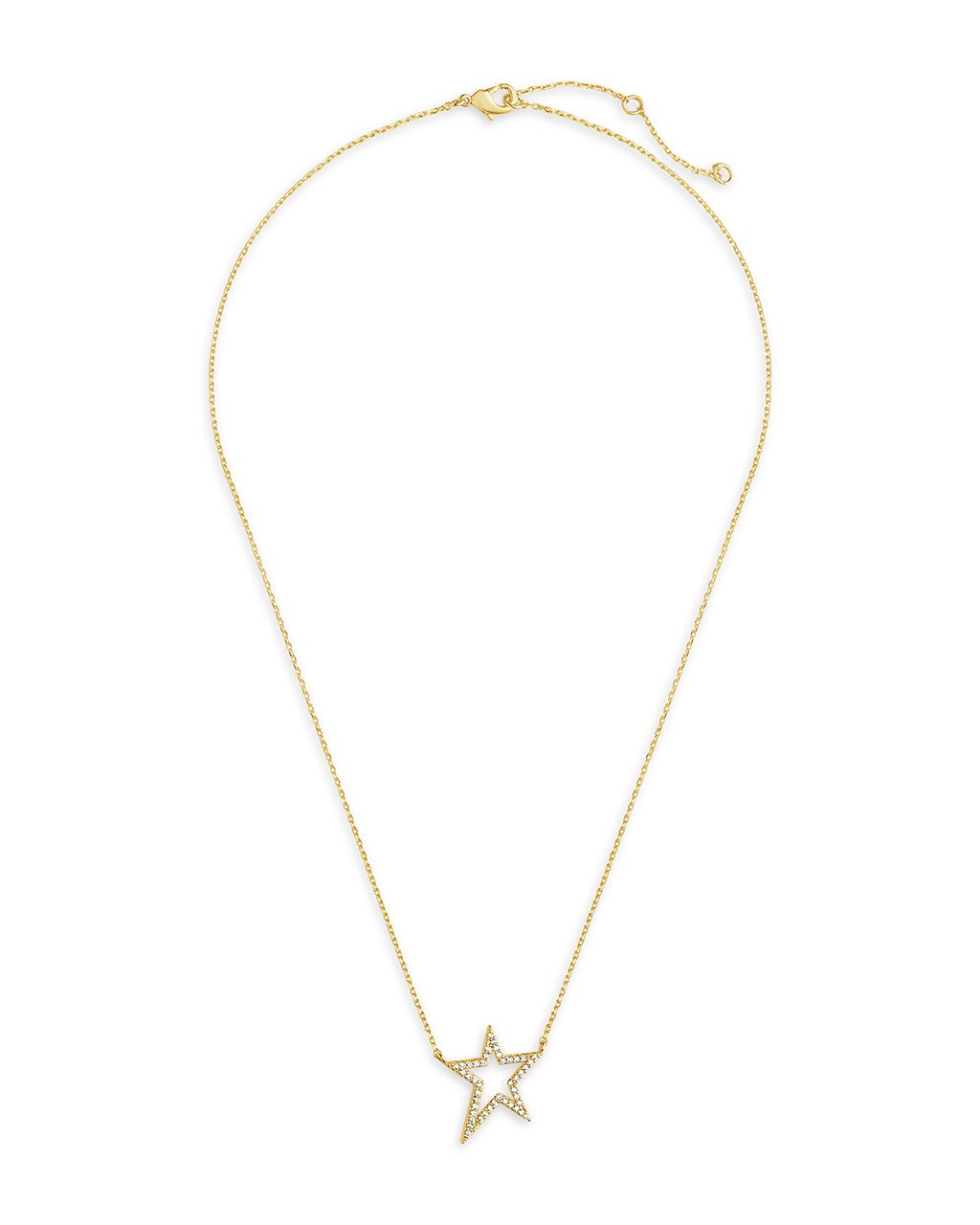 Sterling Silver CZ Star Necklace - Sterling Forever