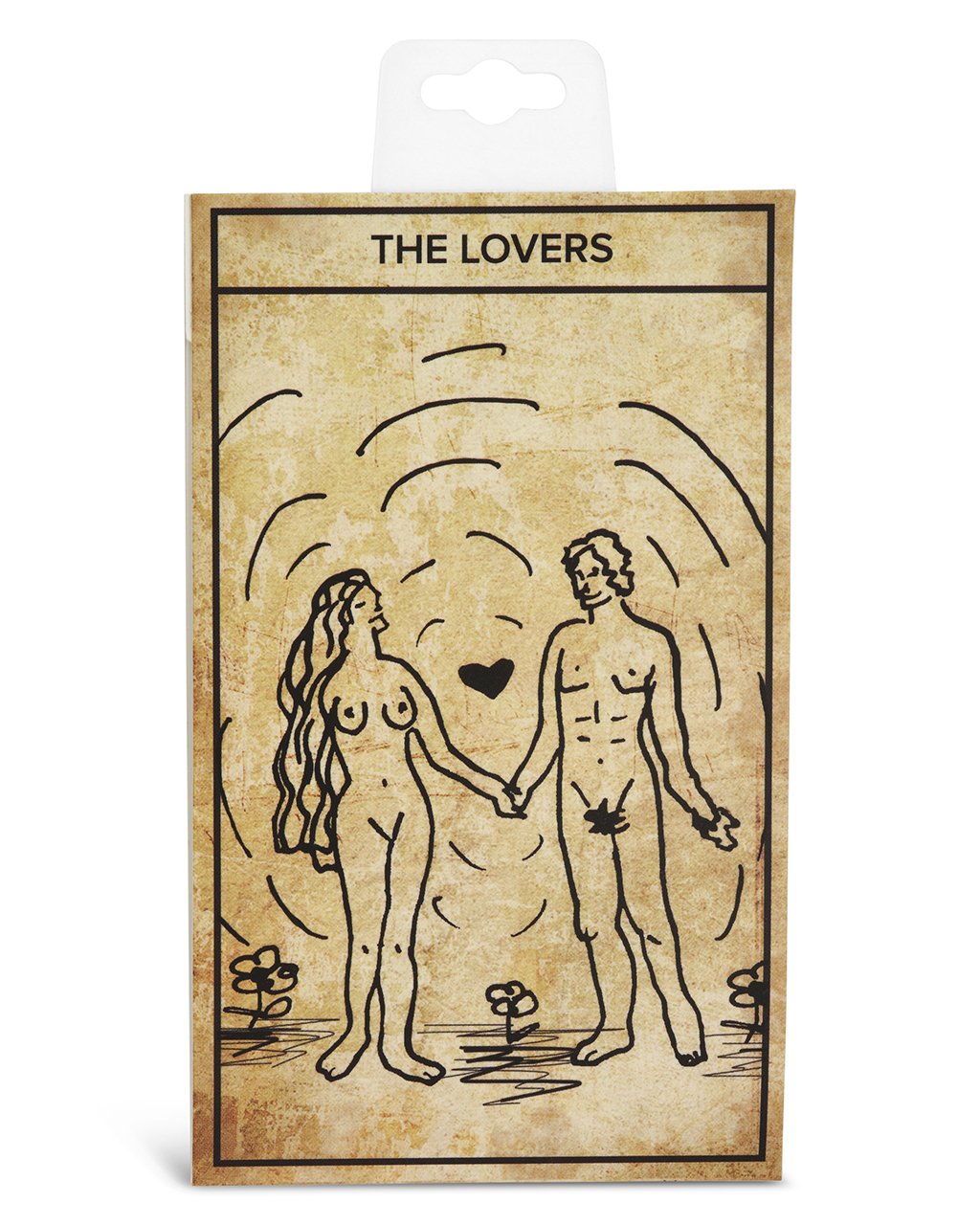 The Lovers Tarot Card Necklace - Sterling Forever
