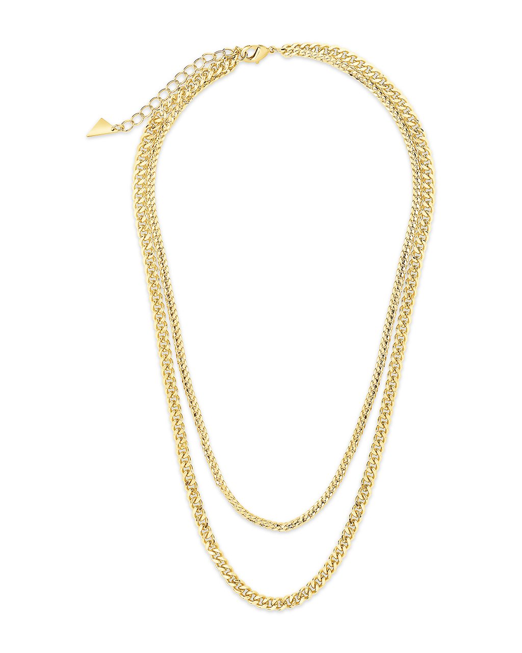Everyday Layered Curb Chain Necklace Necklace Sterling Forever