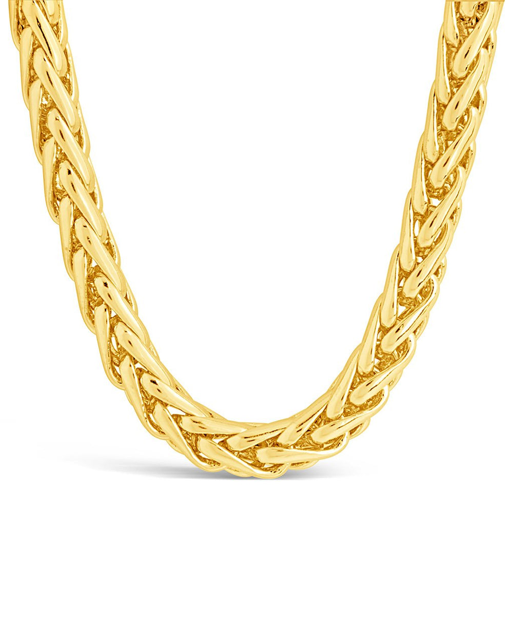 14K Gold Plated Wheat Chain Necklace Sterling Forever