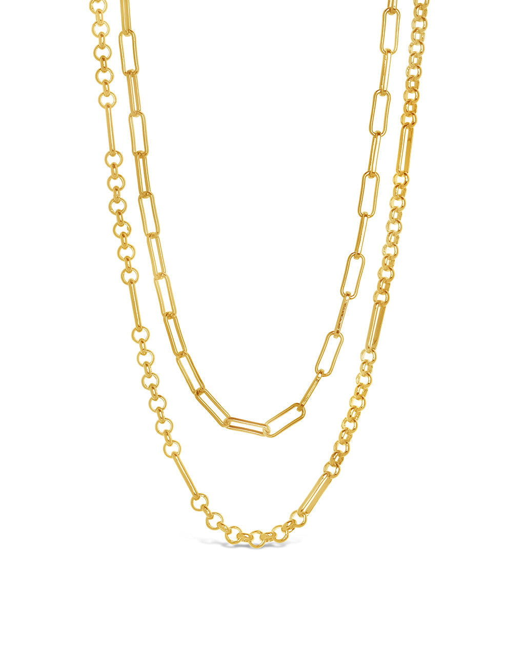 Shirin Layered Chain Necklace Necklace Sterling Forever