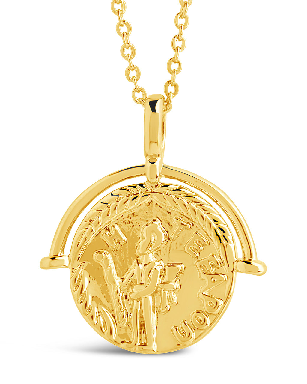 Ancient Royalty Coin Pendant Necklace Sterling Forever