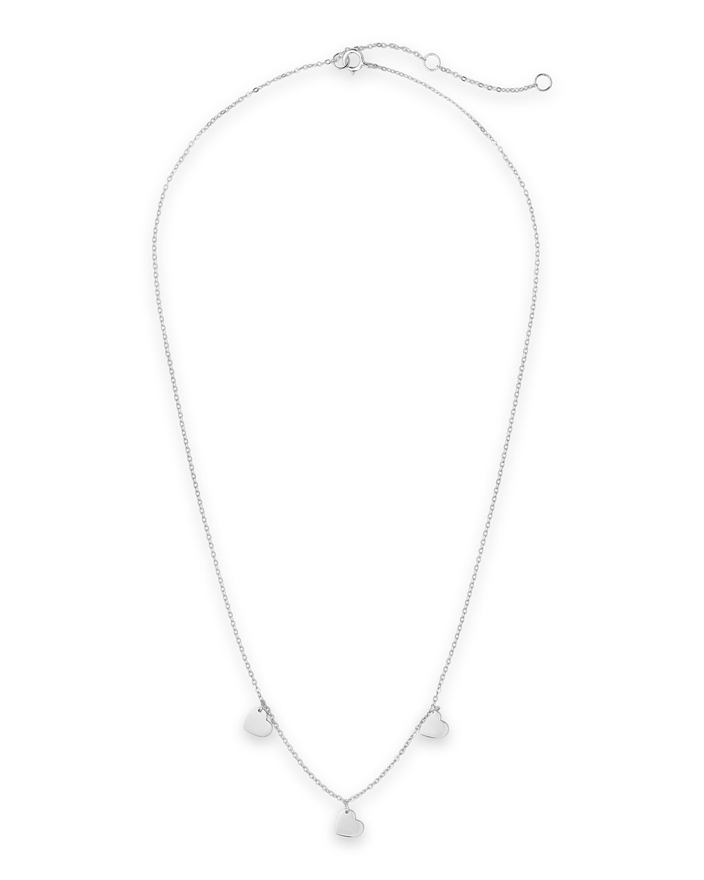 Heart Charm Necklace - Sterling Forever