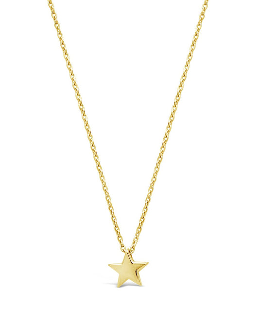 Sterling Silver Delicate Star Pendant Necklace - Sterling Forever