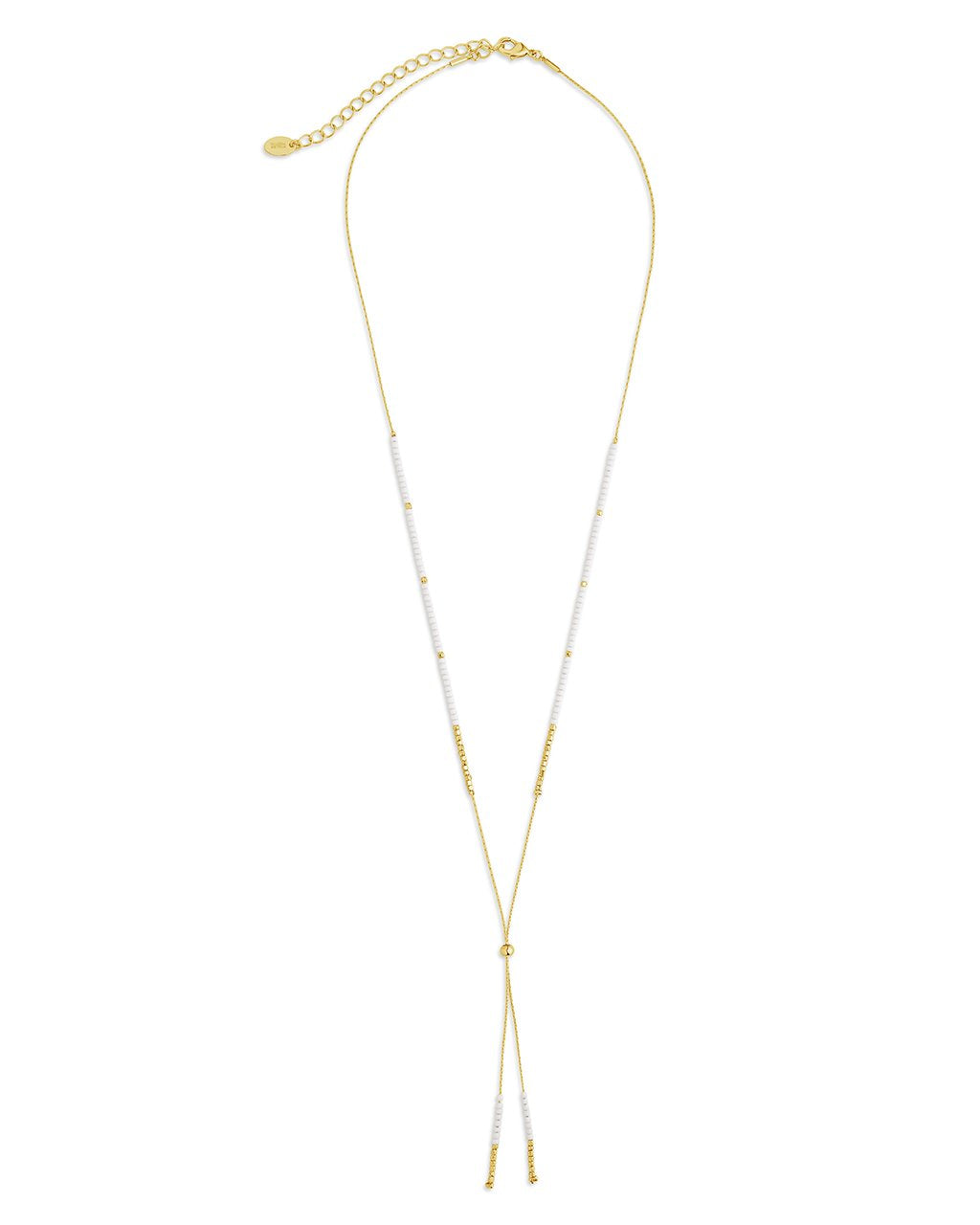 Beaded Sliding Bolo Necklace - Sterling Forever