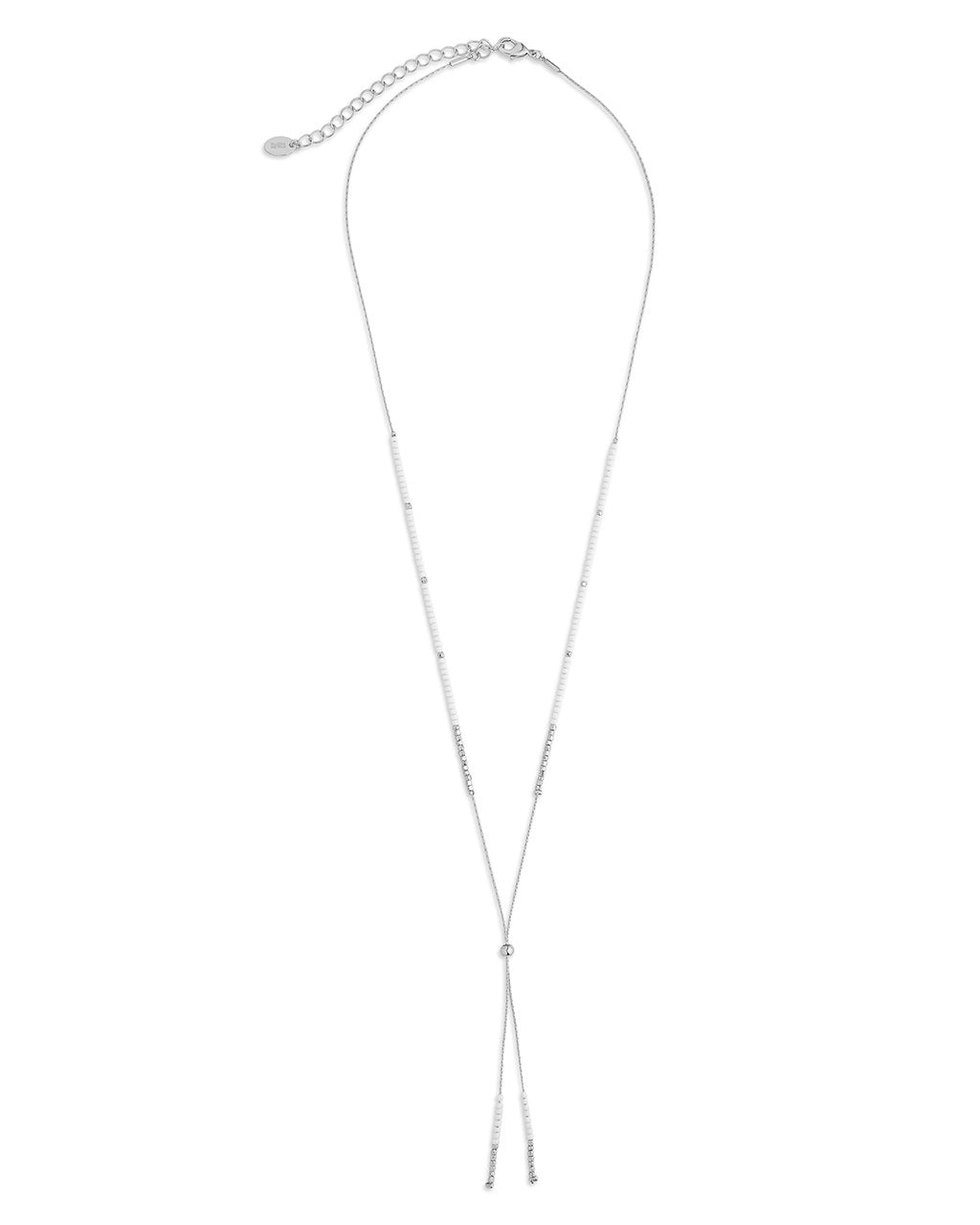 Beaded Sliding Bolo Necklace - Sterling Forever