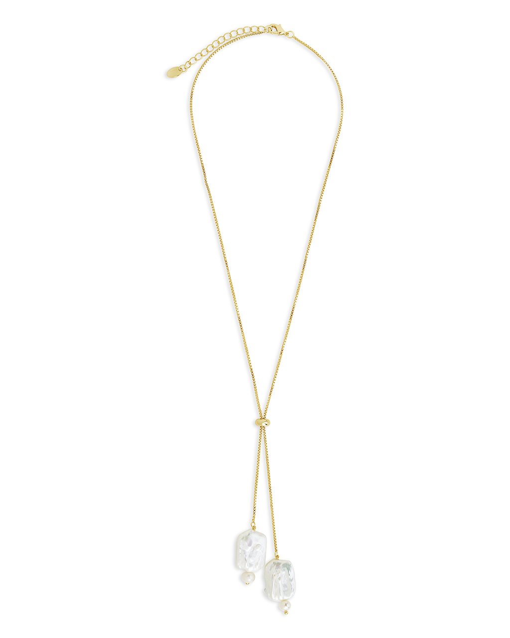 Pearl Bolo Necklace - Sterling Forever