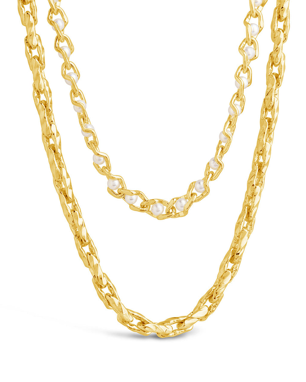 Amedea Layered Necklace Necklace Sterling Forever Gold