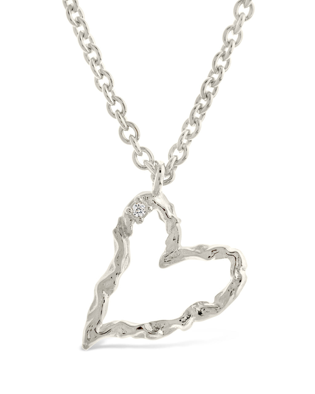 Amia Heart Pendant Necklace Sterling Forever