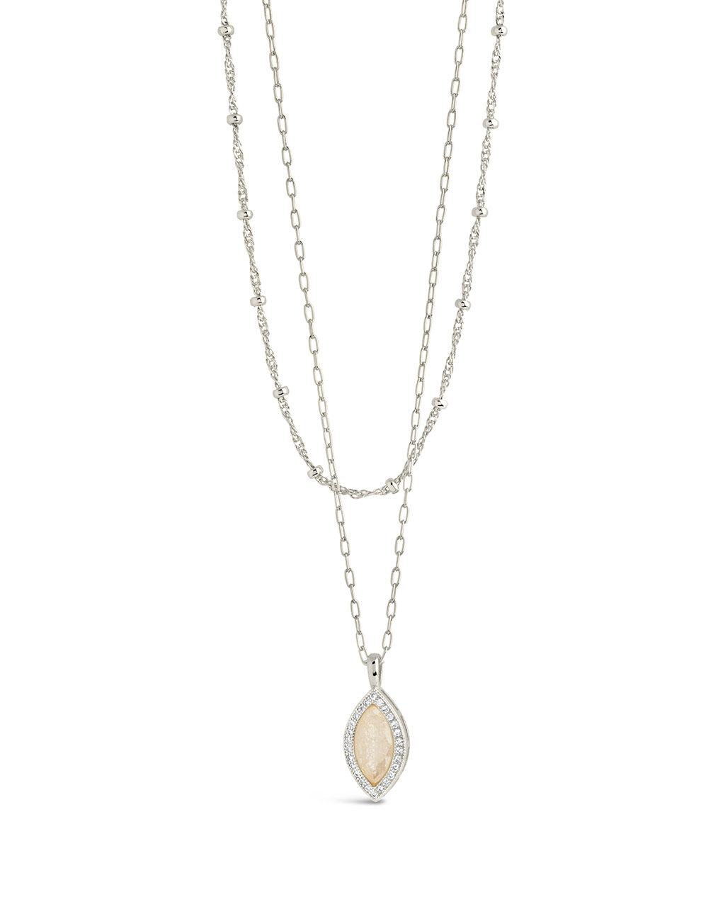 Calla Layered Necklace Necklace Sterling Forever