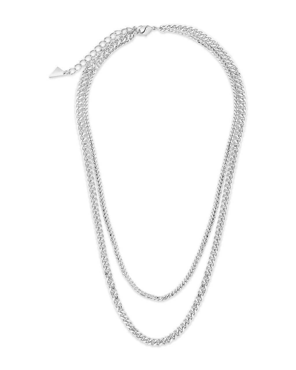 Everyday Layered Curb Chain Necklace Necklace Sterling Forever