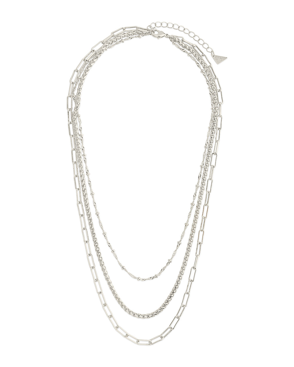 Parisa Layered Chain Necklace Necklace Sterling Forever