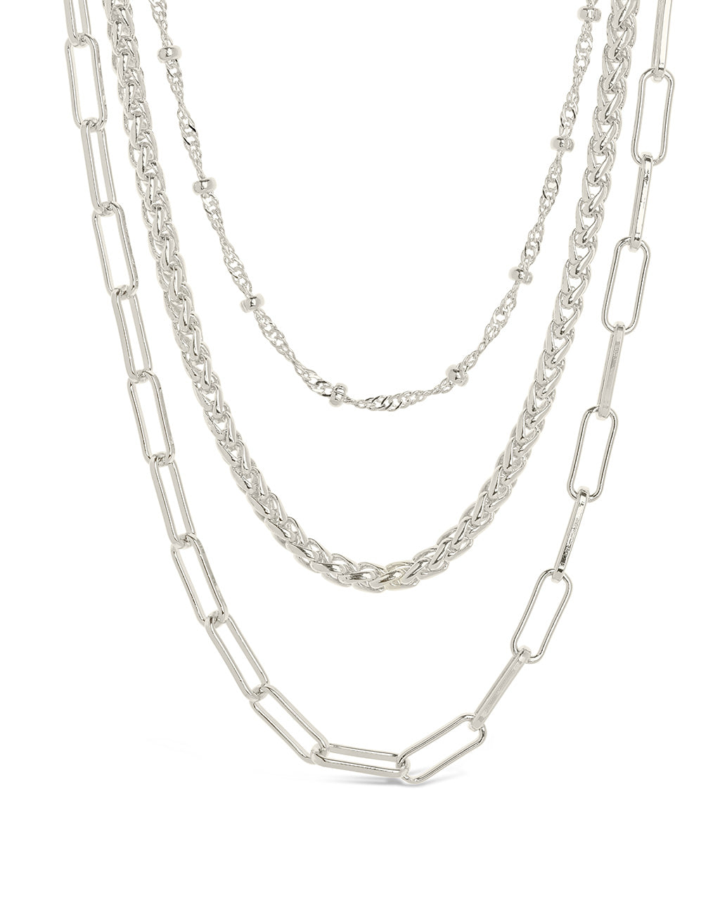 Parisa Layered Chain Necklace Necklace Sterling Forever